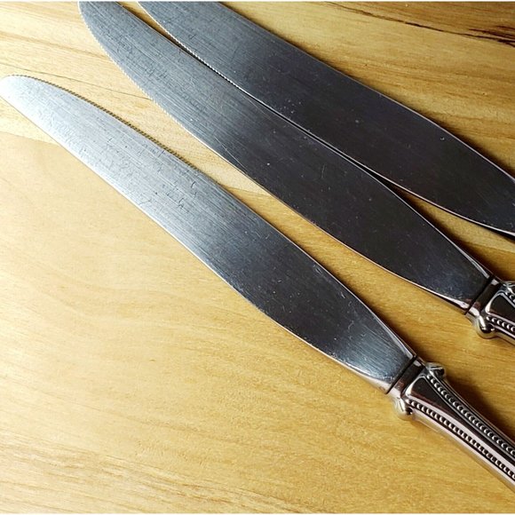 Oneida Arbor American Harmony  Dinner Knives set of 3 - Picture 5 of 5